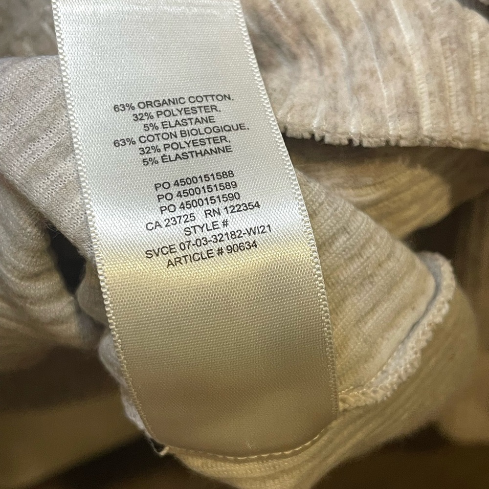Aritzia Wilfred Free Emery Sweater Heather Oatmeal Sz S - Picture 5 of 5